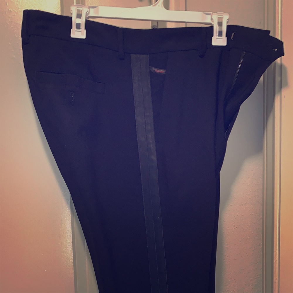 Mens DIESEL "Black Gold" Wool Black Dress Pant